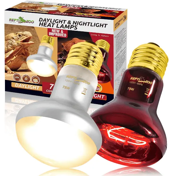 Reptizoo Combo Daylight & Nightlight Heat Lamps 1