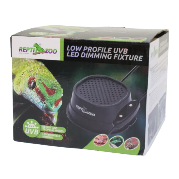 Reptizoo Low Profile Uvb Led Dimming Fixture 1