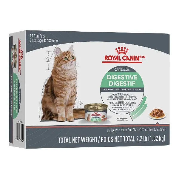 Royal Canin Digestive Care Thin Slices In Gravy Canned Cat Food 12 Pack 1
