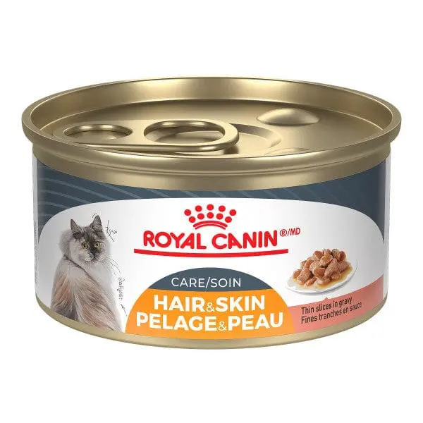 Royal Canin Hair & Skin Care Thin Slices In Gravy Canned Cat Food, 85G 1