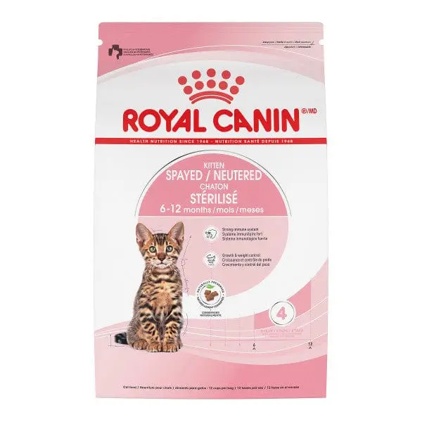 Royal Canin Kitten Spayed/Neutered Dry Cat Food, 2.5 Lb 1