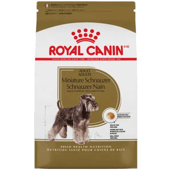 Royal Canin Miniature Schnauzer Adult Dry Dog Food, 10Lb 1