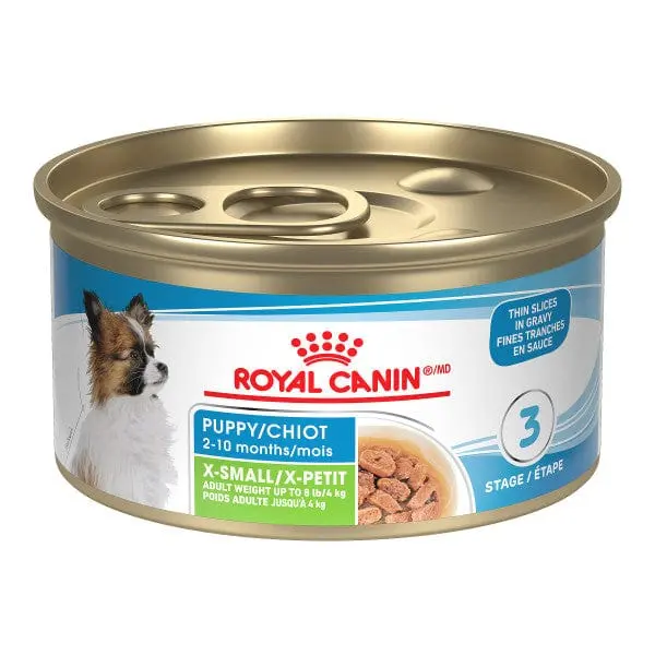 Royal Canin X-Small Puppy Thin Slices In Gravy Canned Dog Food, 85G 1