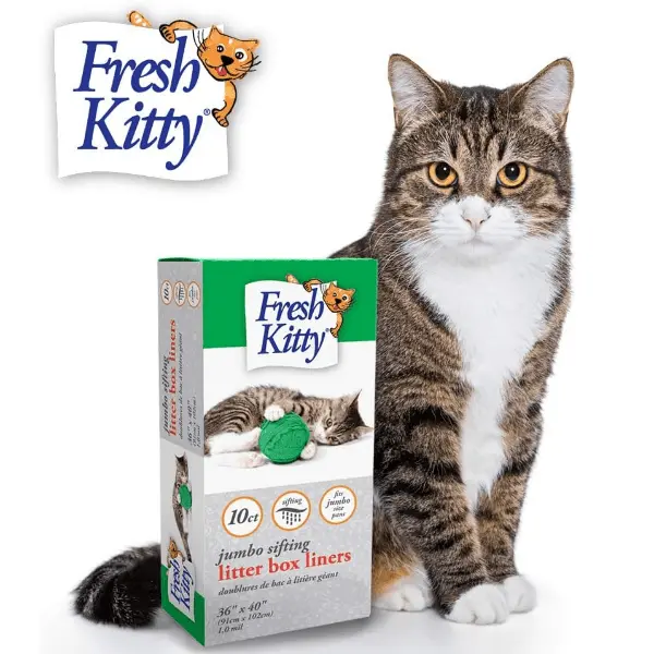 Fresh Kitty Jumbo Sifting Litter Box Liners 1