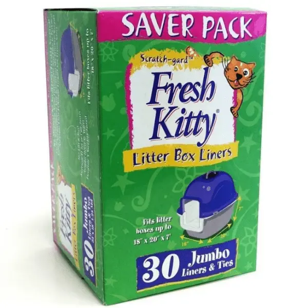 Fresh Kitty Saver Pack Jumbo Liners & Ties 1