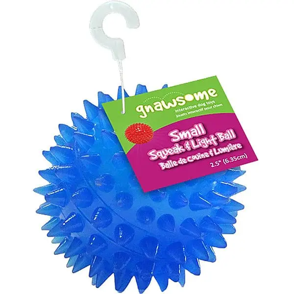 Gnawsome Small Squeak And Light Ball 1
