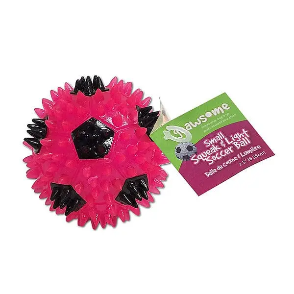 Gnawsome Small Squeak & Light Soccer Ball 1
