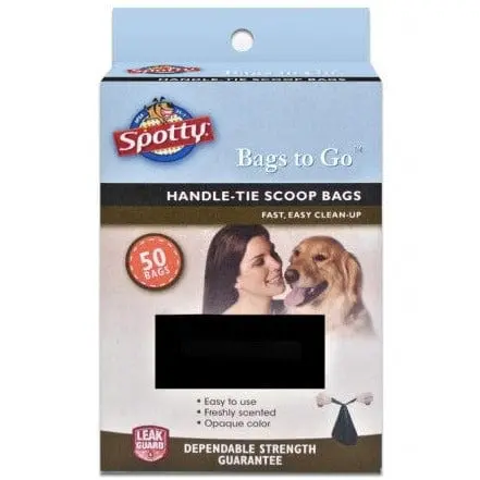 Spotty Bags To Go Handle-Tie Waste Bags 50 Pack 1