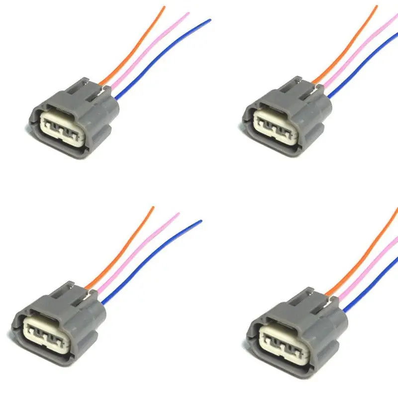 4X Ignition Coil Pack Wiring Harness Connector For Mazda 3 6 Mx-5 Miata Cx-7 1