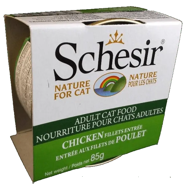 Schesir Chicken Fillets Entree In Jelly Adult Wet Cat Food 1