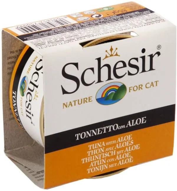 Schesir Tuna Entrée With Aloe In Jelly Adult Wet Cat Food 1