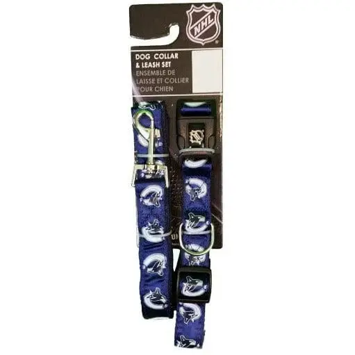 Nhl Vancouver Canucks Adjustable Collar And Leash Set 1
