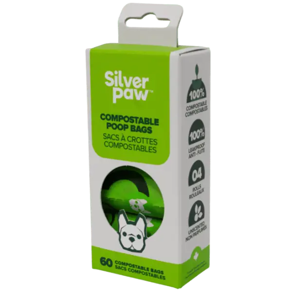 Silver Paw Compostable Poop Bags 1