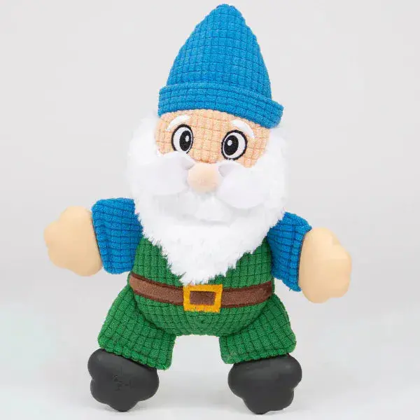 Silver Paw Fubeez Rubber Feet Gnome Dog Toy 1