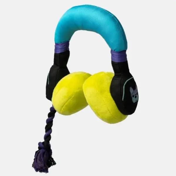 Silver Paw Headphones Dog Toy 1