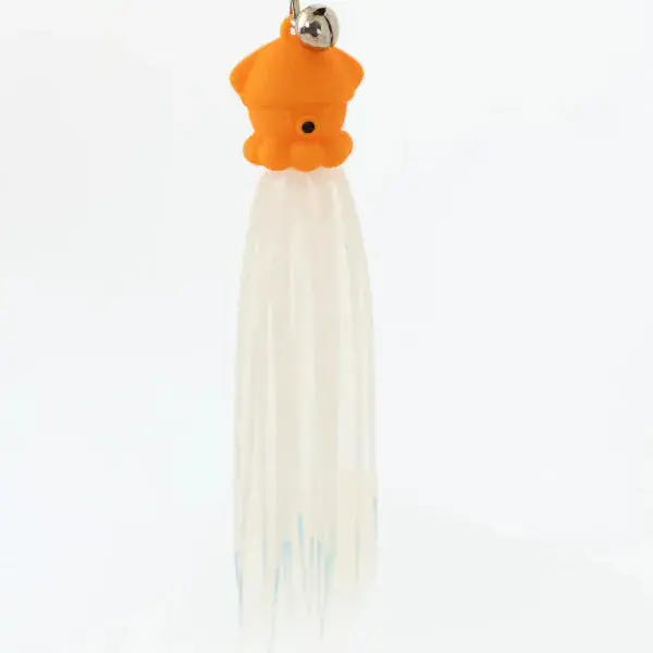 Silver Paw Silliez Silicone Pink Fish & Orange Squid Refill Cat Toy 2-Pack 1