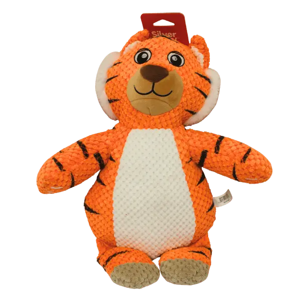 Silver Paw Snugiez Jungle Tiger Dog Toy 1