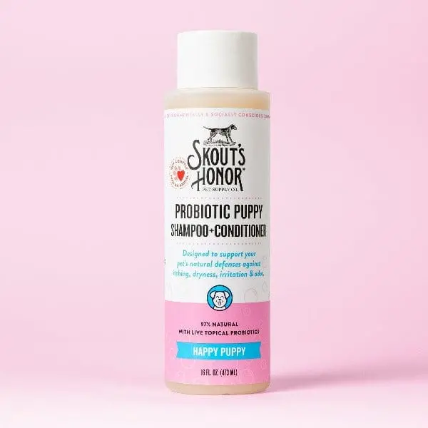 Skout's Honor Probiotic Shampoo & Conditioner; Happy Puppy 1