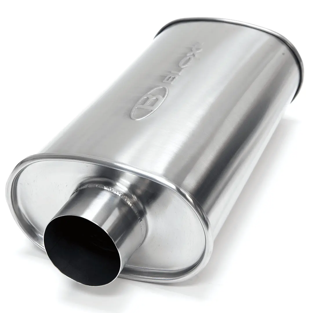 Blox Racing Sl Sport Muffler - 2.25" / 2.5" / 3.0" 1