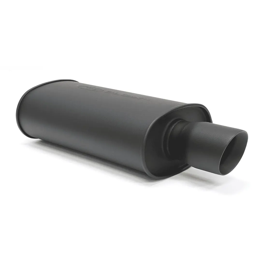 Blox Racing Sl Sport Muffler W/Angled Tip  - 2.25" / 2.5" / 3.0" 1