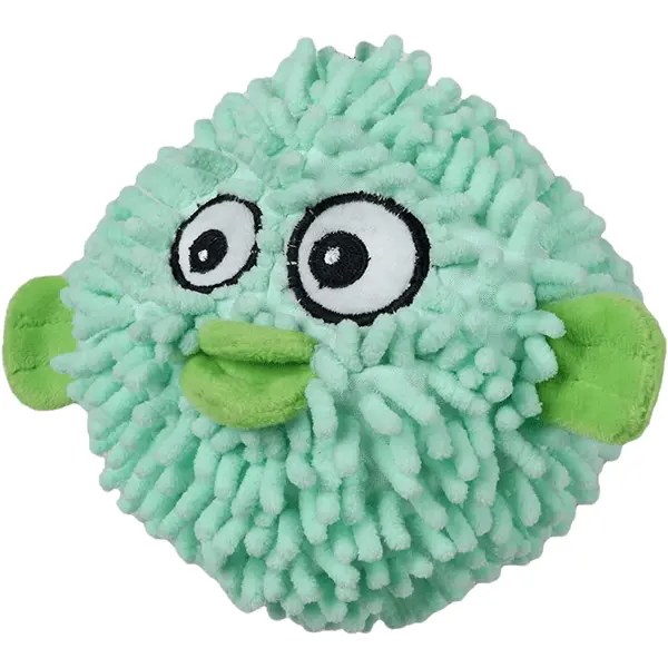 Tender-Tuffs Pufferfish Plush Dog Toy 1