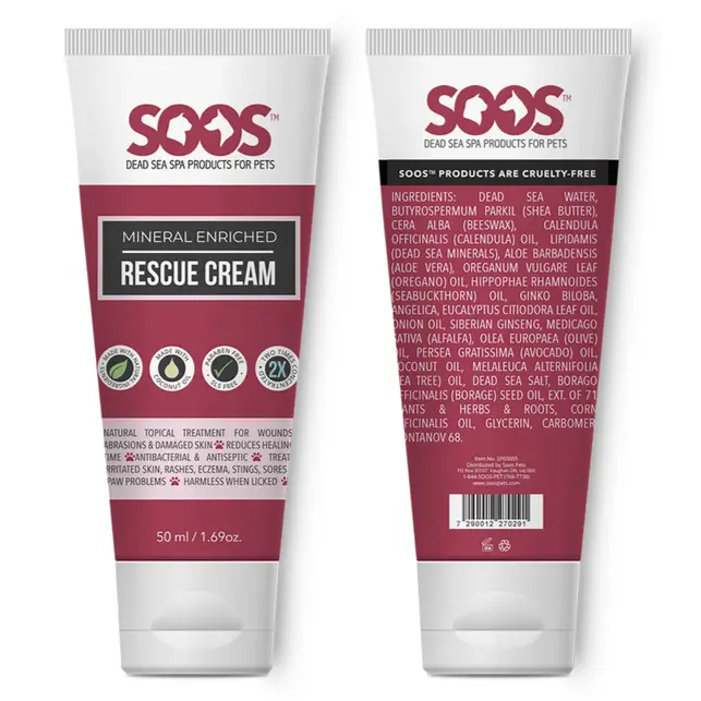 Soos Pets Mineral Enriched Rescue Cream For Dogs & Cats 1