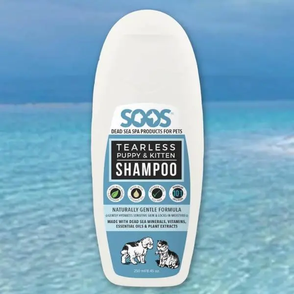 Soos Pets Tearless Puppy & Kitten Shampoo 1