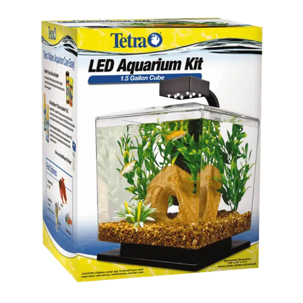 Tetra Led Aquarium Kit - 1.5 Gallon Cube 1