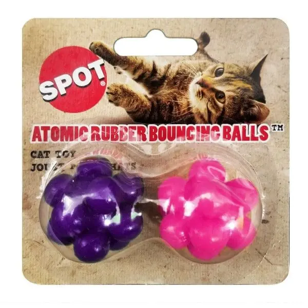 Spot Atomic Bouncing Balls Cat Toy 2-Pack 1