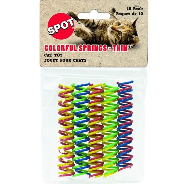 Spot Colorful Springs Cat Toy; Thin 1