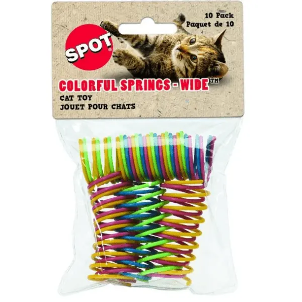 Spot Colorful Springs Cat Toy; Wide 1
