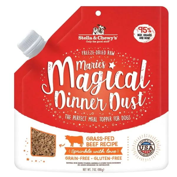 Stella & Chewy's Marie’S Magical Dinner Dust Beef Recipe Meal Toppers For Dogs 1