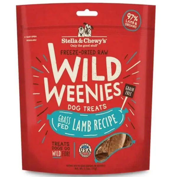 Stella & Chewy's Wild Weenies Dog Treats; Lamb Recipe 1