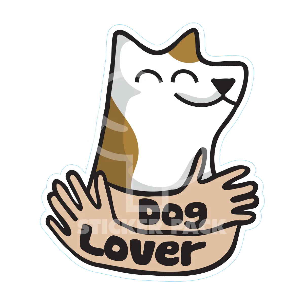 Sticker Pack Dog Lover; Large Sticker 1