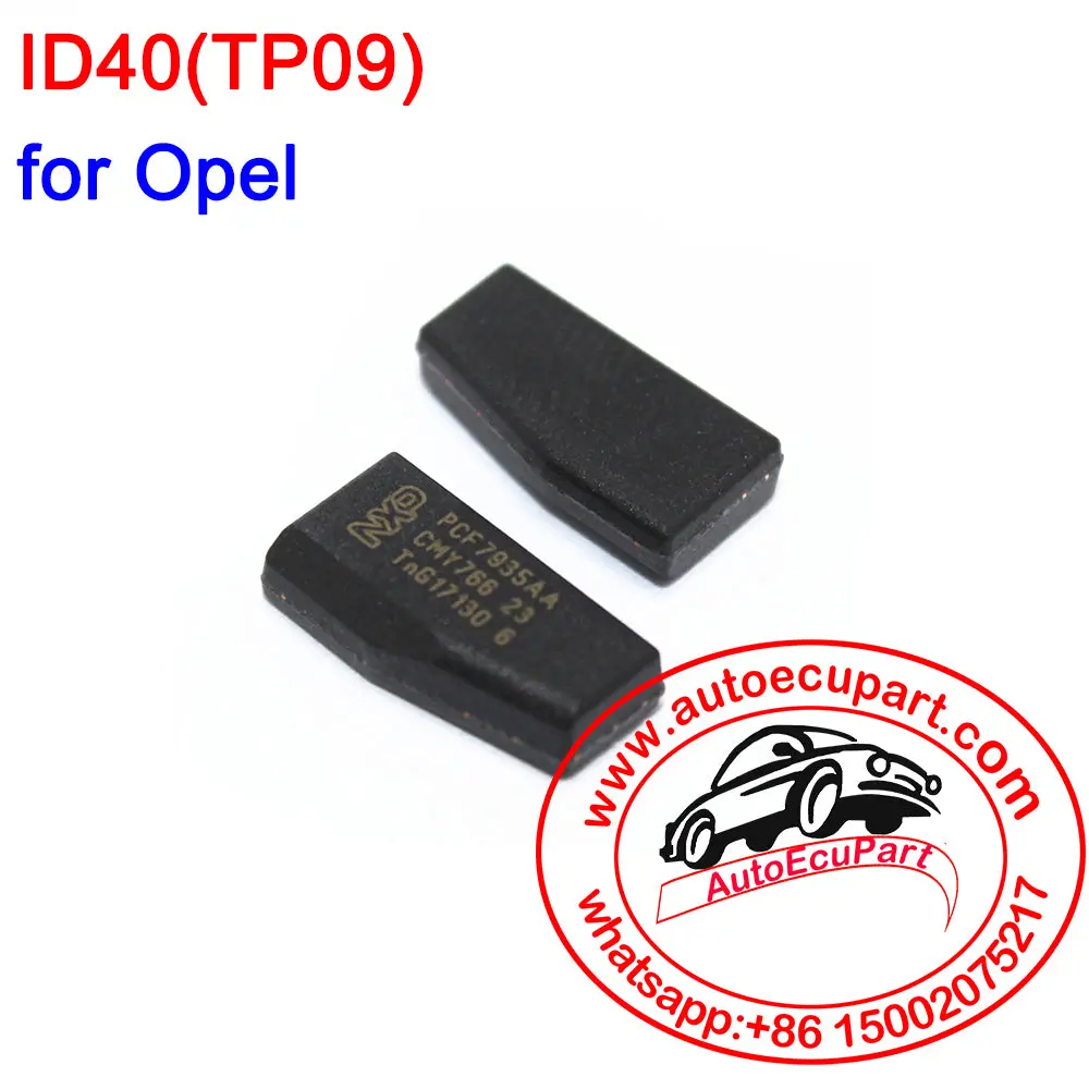 5Pcs Transponder Chip Id40[Tp09] Chip Carbon  For Opel 1