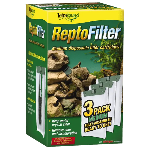 Tetra Reptofilter Medium Disposable Filter Cartridges 1