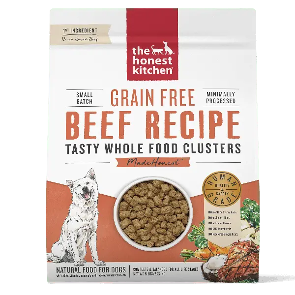 The Honest Kitchen Whole Food Clusters | Grain Free Beef Dry Dog Food 1