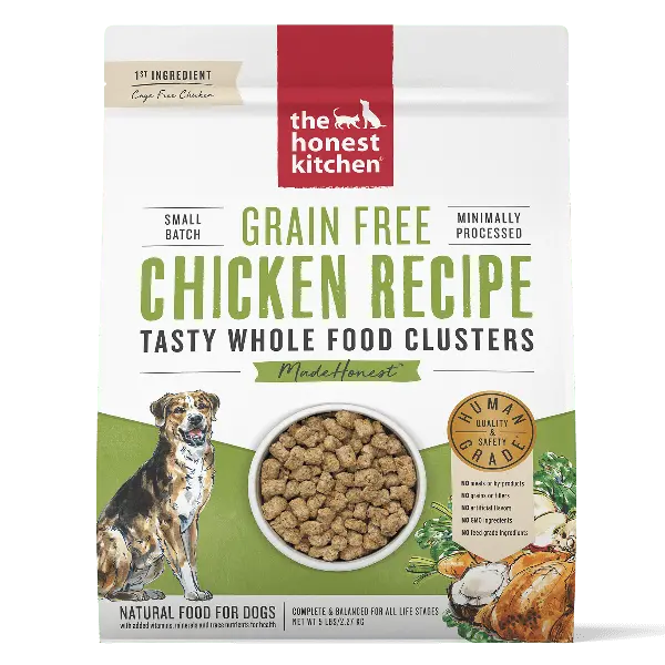 The Honest Kitchen Whole Food Clusters | Grain Free Chicken Dry Dog Food, 5Lb 1