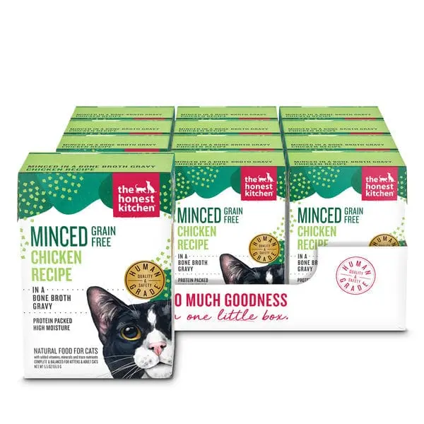 The Honest Kitchen Minced Grain Free Chicken Recipe Wet Cat Food (Special Order Item) 1