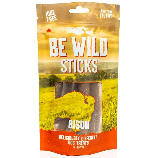 This&That Canine Co. Be Wild Exotic Sticks; Bison Dog Treats 1