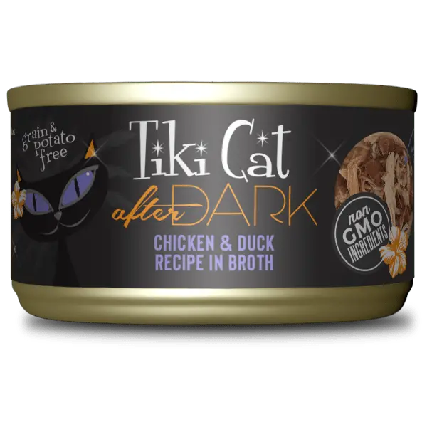 Tiki Cat After Dark | Chicken & Duck Recipe Canned Cat Food 1