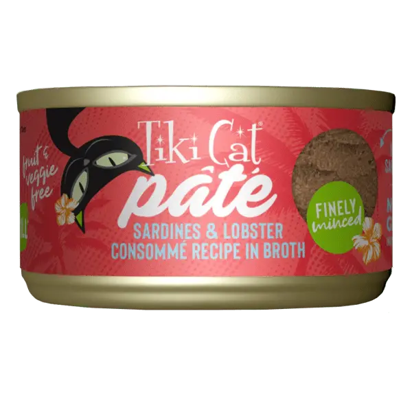 Tiki Cat Grill | Sardines & Lobster Consomme Pate Canned Cat Food 1