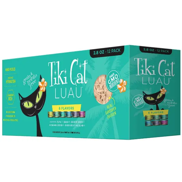 Tiki Cat Luau | Variety 12-Pack Canned Cat Food 1