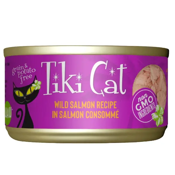 Tiki Cat Luau | Wild Salmon Recipe Canned Cat Food 1