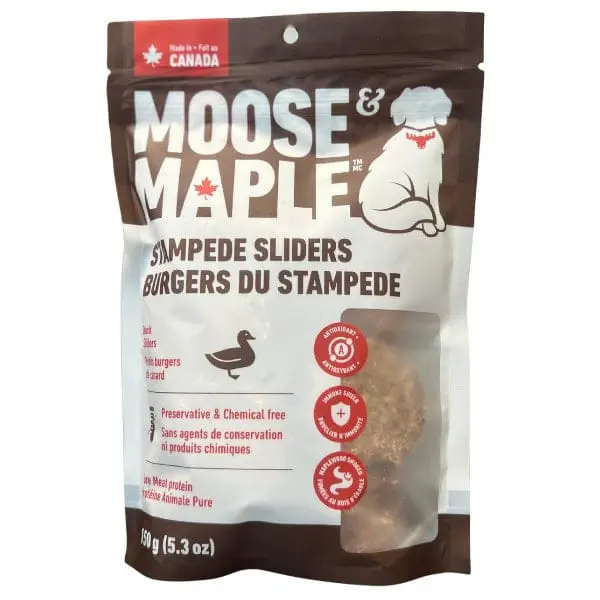 Moose & Maple Stampede Duck Sliders Dog Treats 1