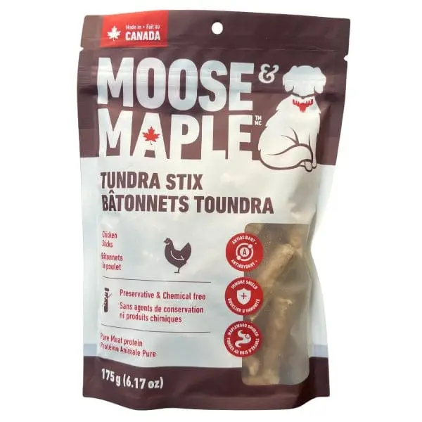 Moose & Maple Tundra Chicken Stix Dog Treats 1
