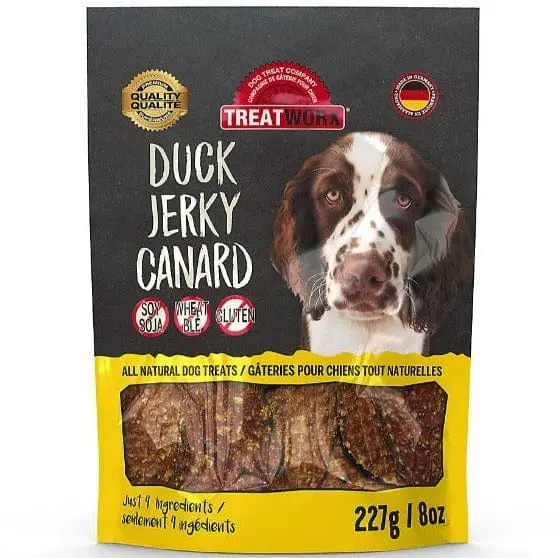 Treatworx Duck Jerky Dog Treats 1