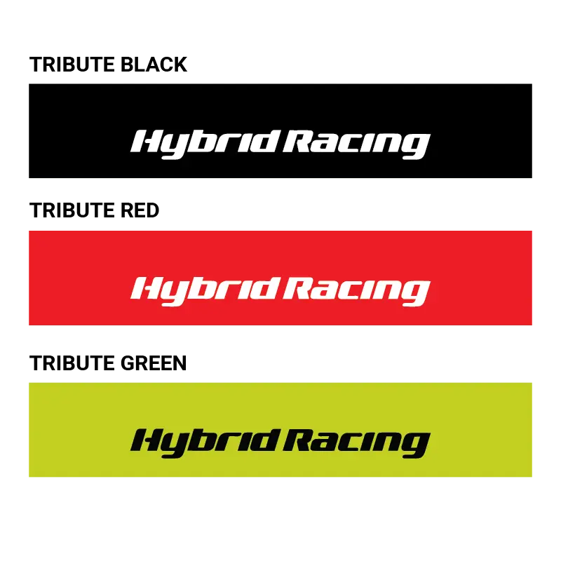 Hybrid Racing Tribute Windshield Sunstrip 1