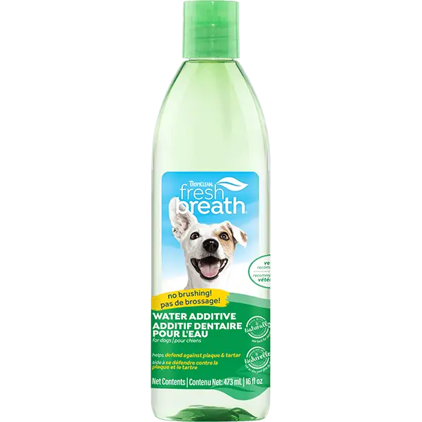 Tropiclean Fresh Breath Dental Health Solution Water Additive For Dogs 1
