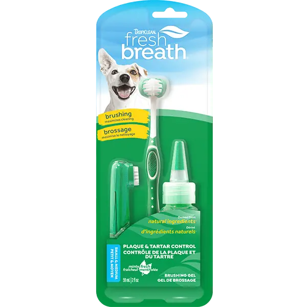 Tropiclean Fresh Breath Oral Care Kit For Dogs; Small/Medium Dogs 1